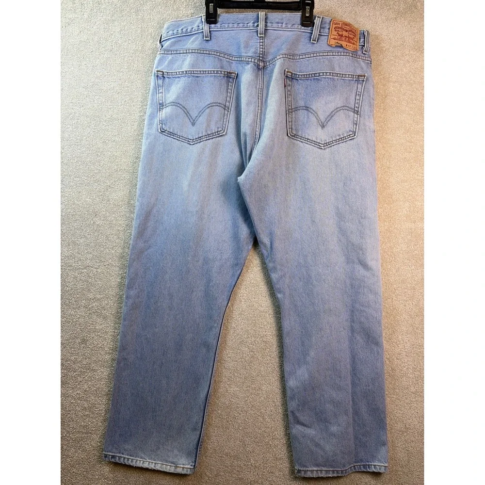 Vintage Levi's 505 Jeans Men's 42x30 Regular Straight Leg Blue Denim y2k